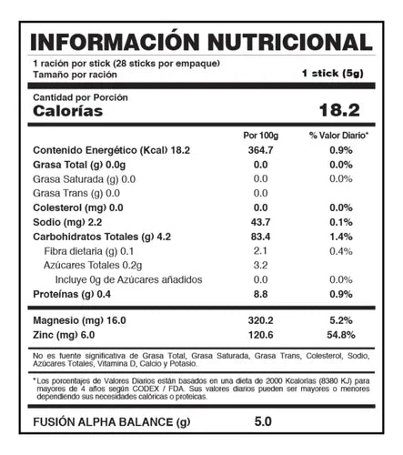 Alpha Balance, Desintoxicante De Organos Internos Y Sangre X28 Und.