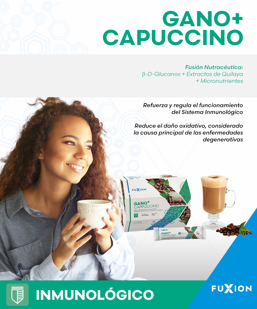 GANO+ CAPPUCCINO CAJA 28 x 7.5 gr